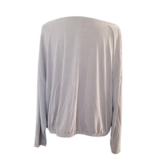 Express Women's Size XL Tan Elastic Bottom Soft Modal Top - Picture 4 of 5